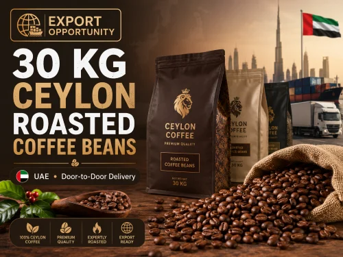 30 kg Ceylon Roasted Coffee Beans