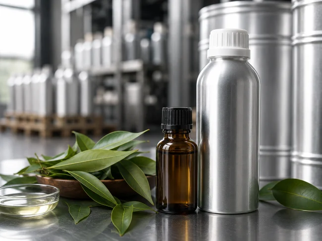 Premium Ceylon Cinnamon Leaf Oil Before Packing